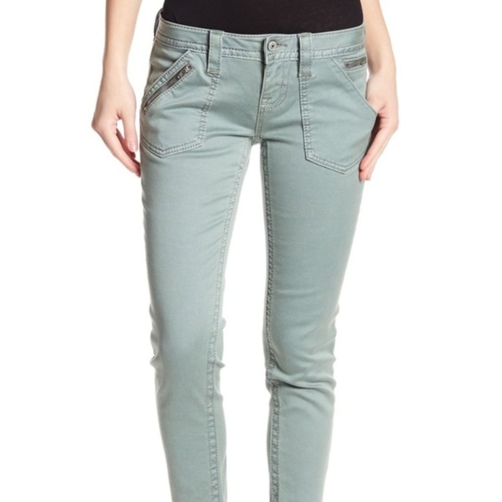 MISS ME Topstitch Ankle Skinny Jeans Sz 30
